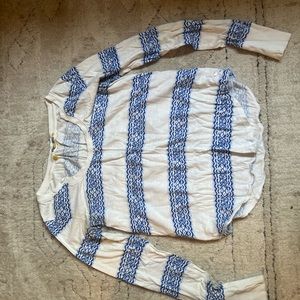 Anthro long sleeve shirt XS